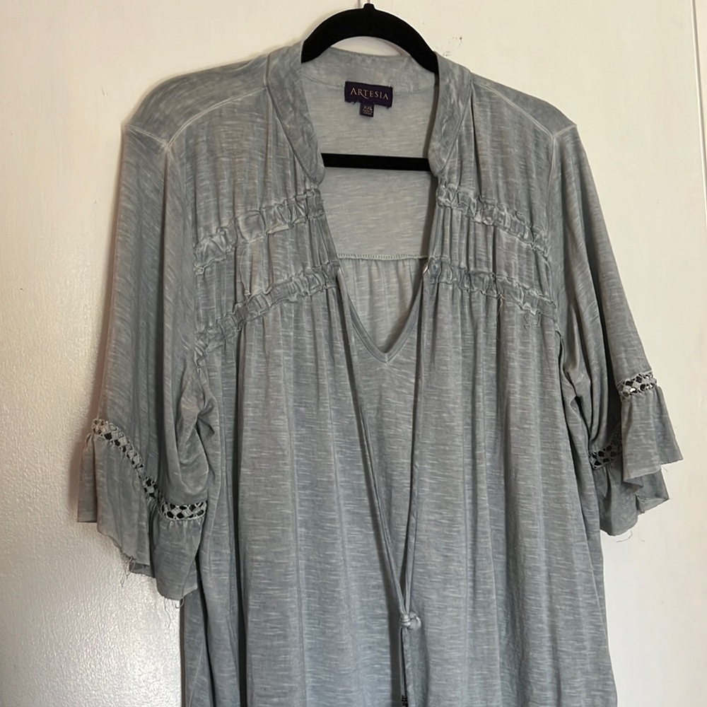 Boho Blue Tunic